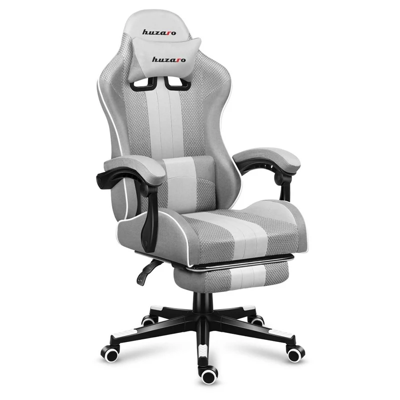 Sedia da gaming Huzaro HZ-Force 4.7 Rete Bianca Bianco Grigio