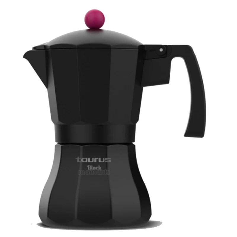 Caffettiera Italiana Taurus KCP9009I 9T Nero Acciaio Inox Alluminio 9 Tazze