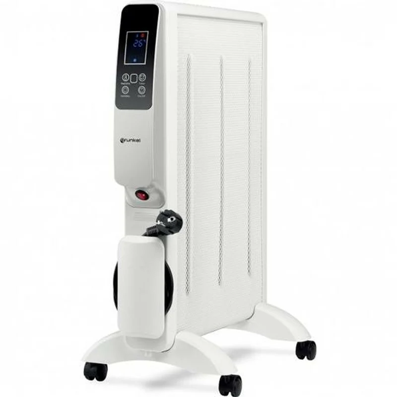 Radiatore Mica Grunkel Digital Bianco Grigio 1500 W