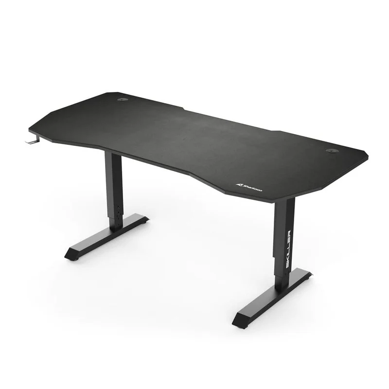Scrivania Gaming Sharkoon SGD20 Acciaio Nero MDF Legno