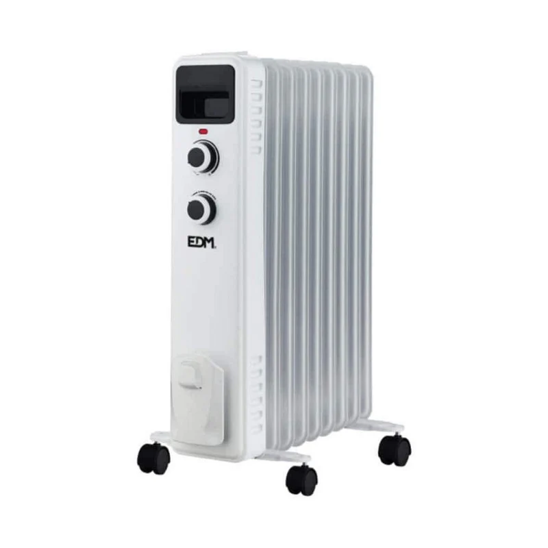 Radiatore a olio (9 camere) EDM 07124 07124 Bianco 2000 W