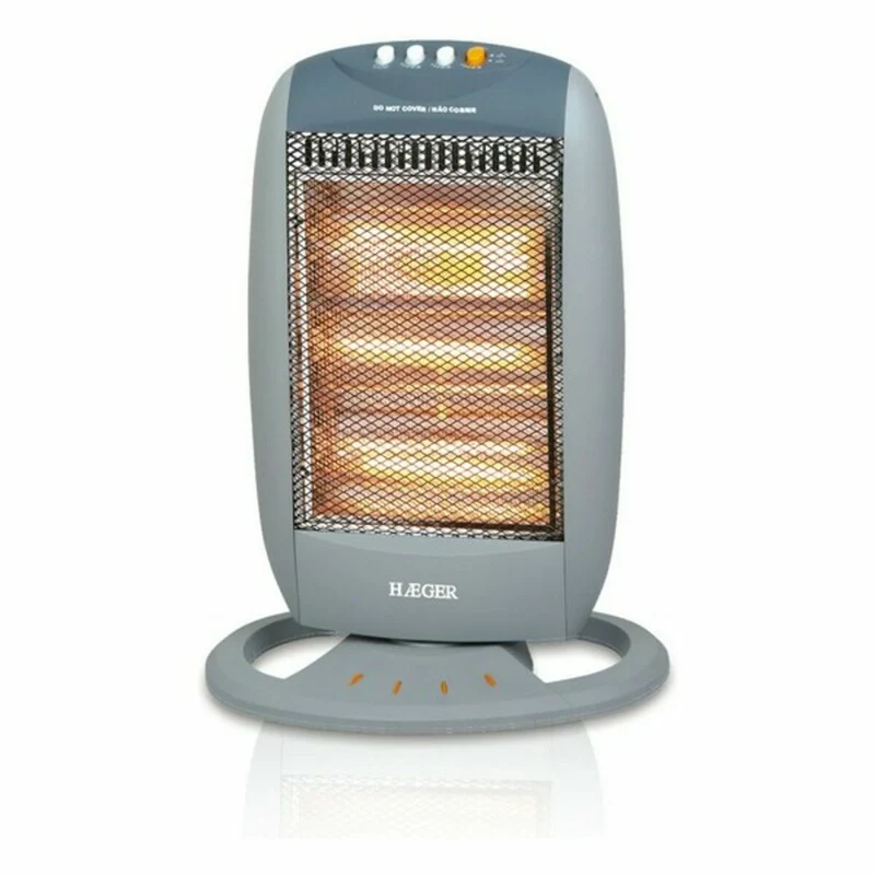 Stufa portatile Haeger HH-120.002A Bianca 1200 W