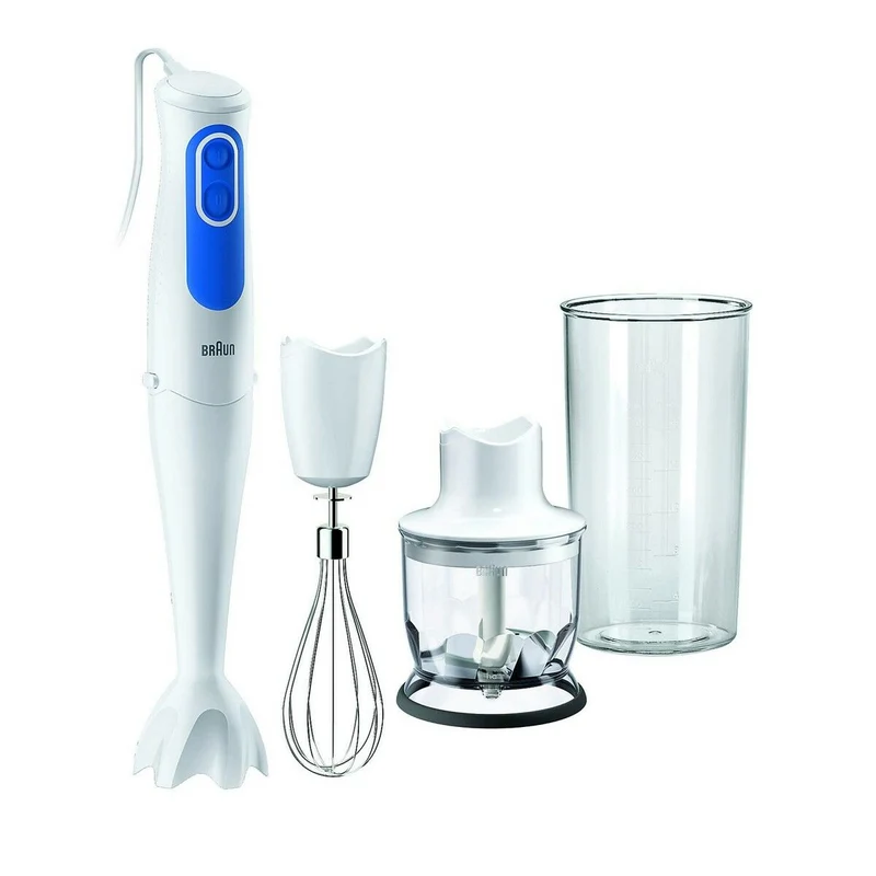 Frullatore ad immersione Braun MQ3025 700 W Bianco Bianco/Blu Blu/Bianco 700 W