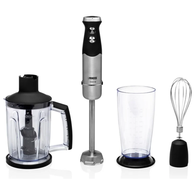 Frullatore a immersione Princess 01.221221.01.001 0,8 L 1000W Nero 1000 W