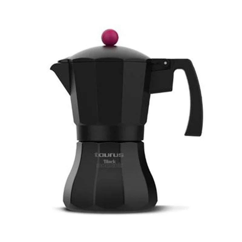 Caffettiera Italiana Taurus KCP90012I 12T Nero Acciaio Inox Alluminio 12 Tazze