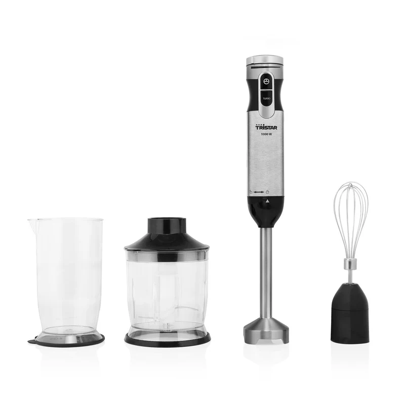 Frullatore ad immersione Tristar MX4829 Nero Argento 1000 W