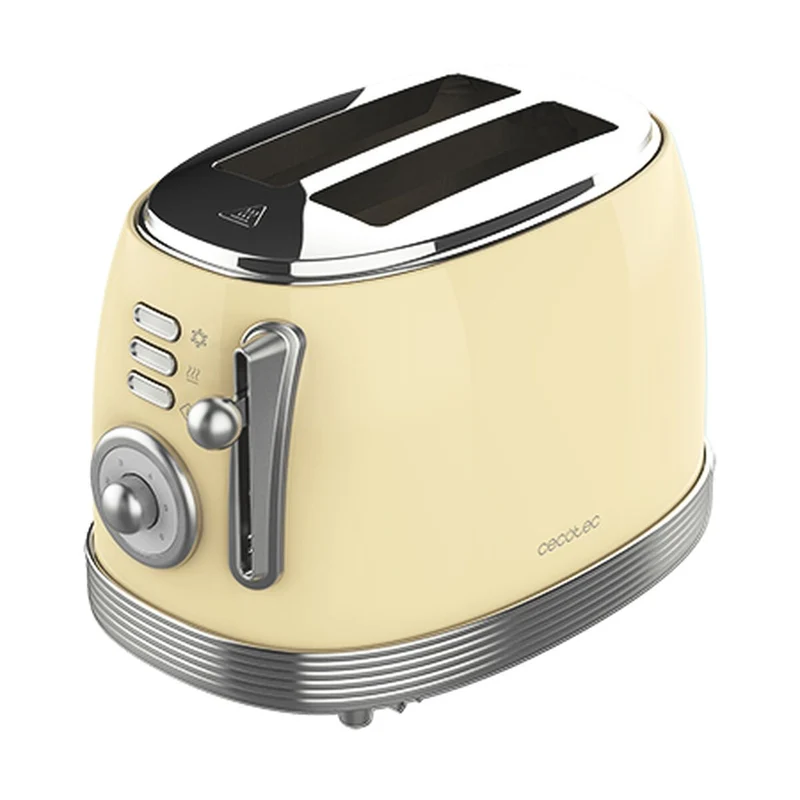 Tostapane Cecotec Vintage 800 Giallo Chiaro 850 W