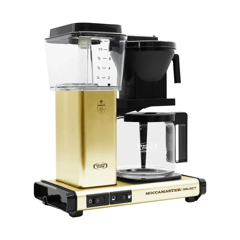 Macchina per caffè americano Moccamaster KBG 741 AO Ottone bianco 1,25 L