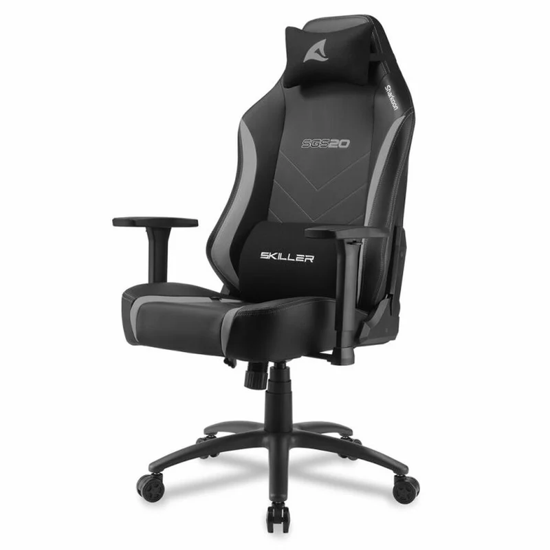 Sedia da gaming Sharkoon Nero Grigio