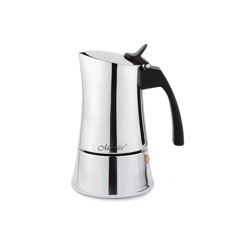 Caffettiera Italiana Feel Maestro MR-1668-6 Argento Acciaio inossidabile 18/10 300 ml 6 Tazze