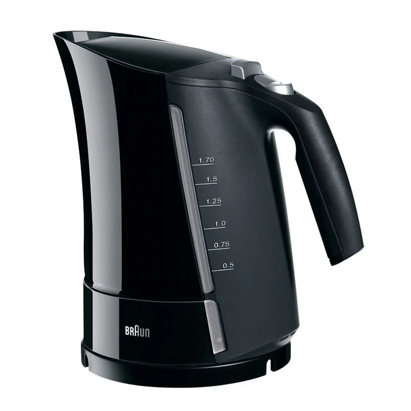 Bollitore elettrico con luce LED Braun 533631 1,7 L Nero Plastica 3000 W 1,7 L