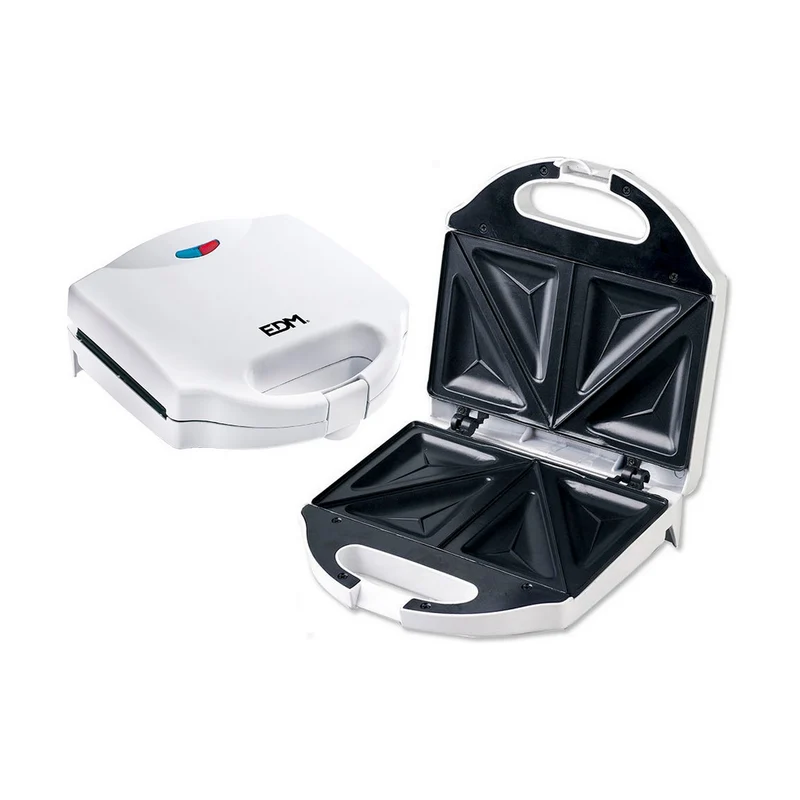 Sandwich Maker EDM 07666 Bianco 750 W