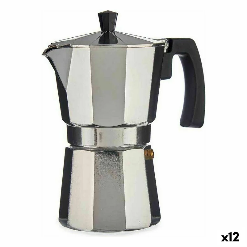 Caffettiera Italiana A11RA-600 Alluminio Argento 300 ml (12 Unità)