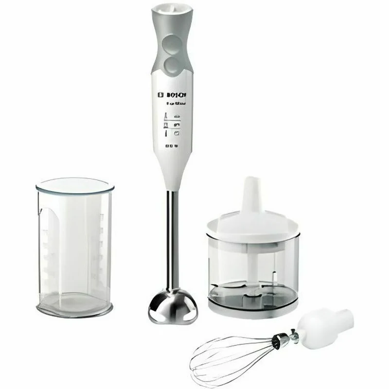 Frullatore ad immersione BOSCH MSM66150 Bianco Argento 600 W
