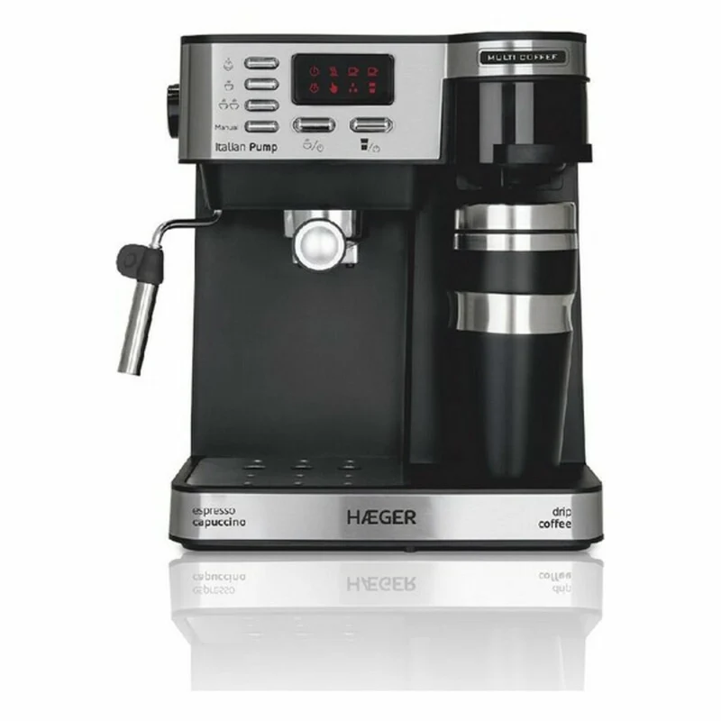 Macchina da caffè espresso manuale Haeger CM-145.008A Multicolor 1,2 L