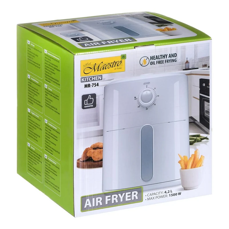 Friggitrice ad aria Feel Maestro MR-754 Bianca 1500 W 4,2 L