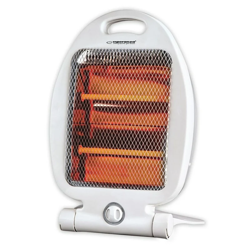 Stufa Elettrica al Quarzo Esperanza EHH009 Bianca 800 W