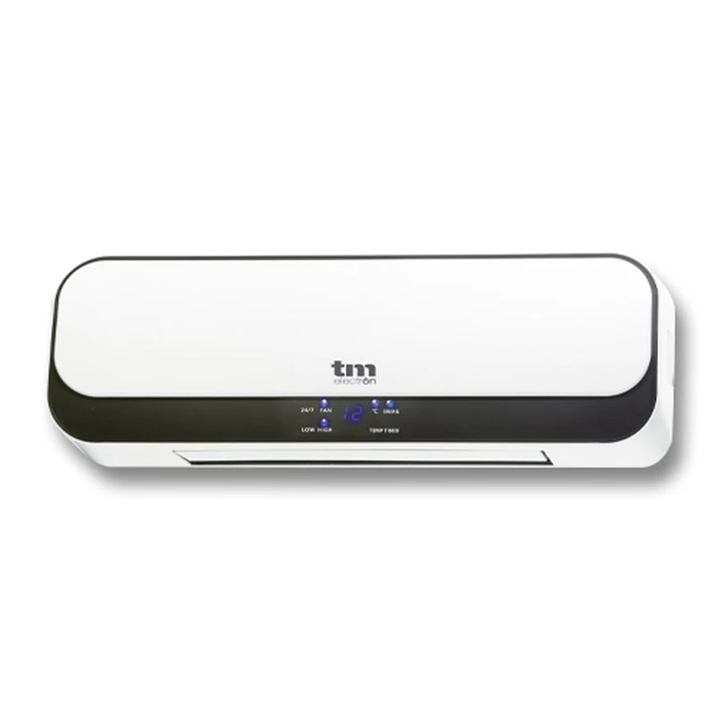 Riscaldatore TM Electron 2000 W Nero/Bianco Elettrico da Parete
