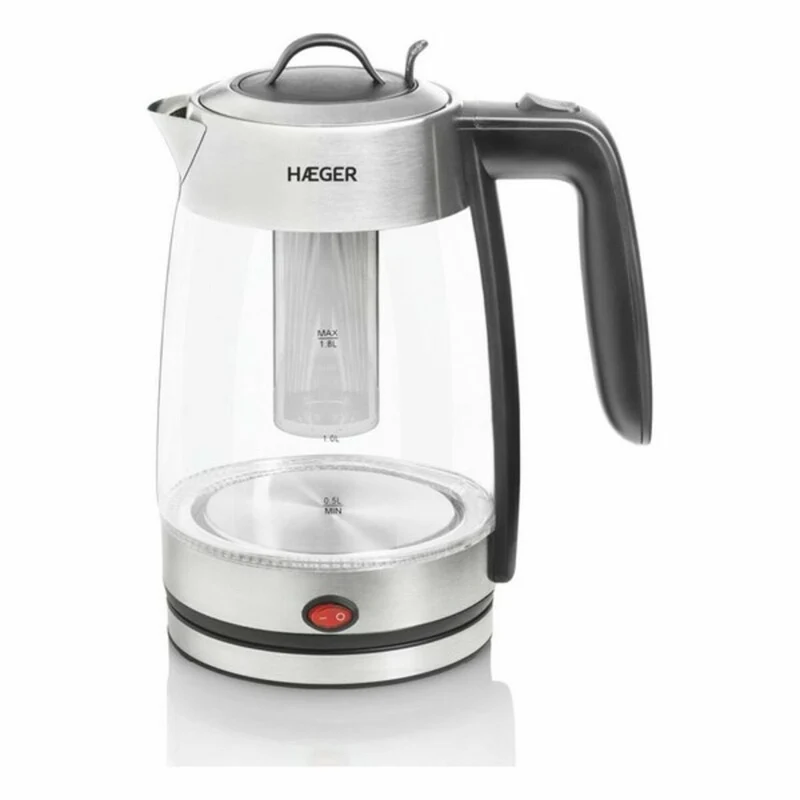 Bollitore Acqua e Teiera Elettrico Haeger EK-22F.020A Bianco Acciaio inox 2200 W
