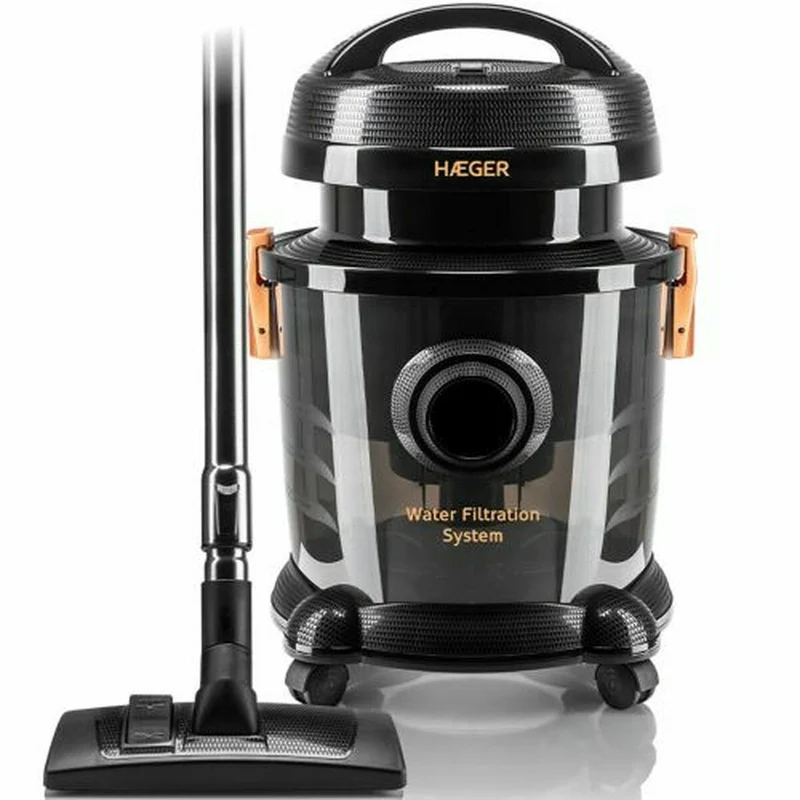 Aspirapolvere con sacco Haeger VC-12W.044A 1200 W 9 L Nero