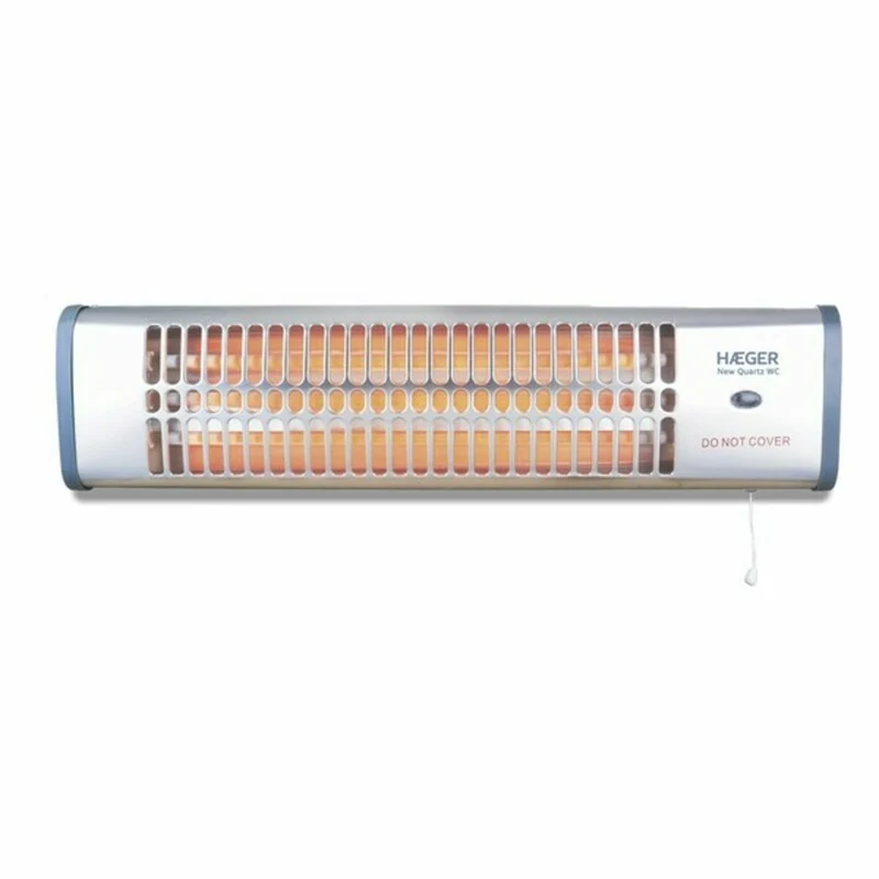 Stufa Elettrica al Quarzo Haeger BH-120.003A Argento 1200 W
