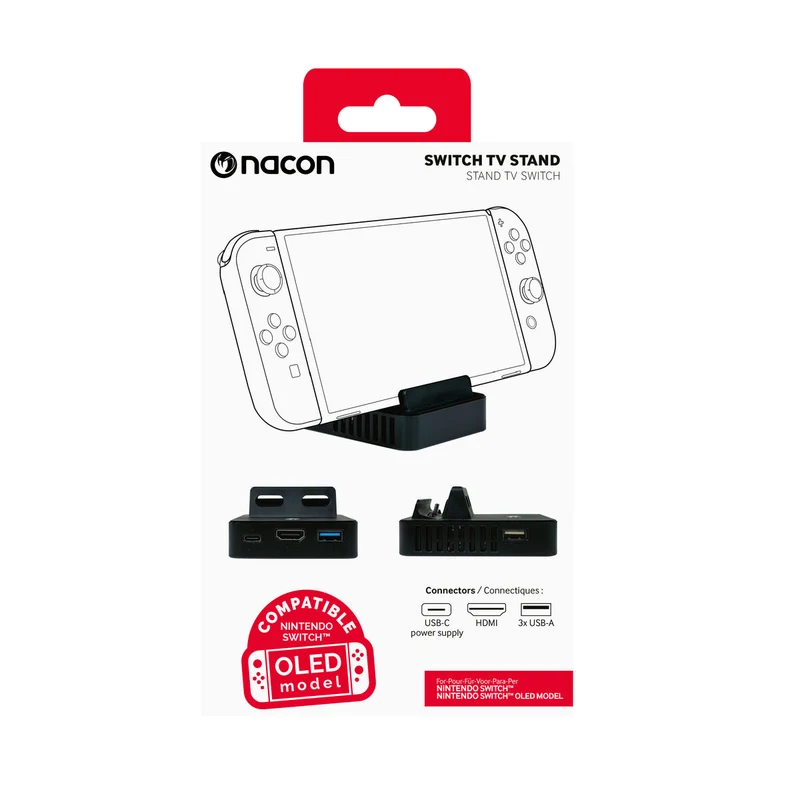 Altoparlanti Bluetooth portatili Nacon SWITCHTVSTAND Nero