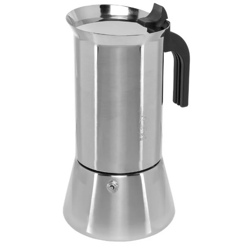 Caffettiera Italiana Bialetti New Venus Silver Acciaio Inox 240 ml 6 Tazze