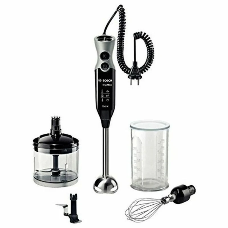 Frullatore ad immersione BOSCH MSM67170 Nero Argento 750 W