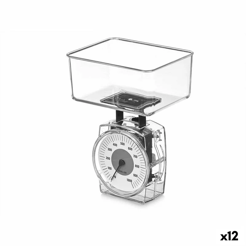 bilancia da cucina 1 kg Trasparente 400 ml 11,5 x 6 x 8,7 cm (12 Unità)