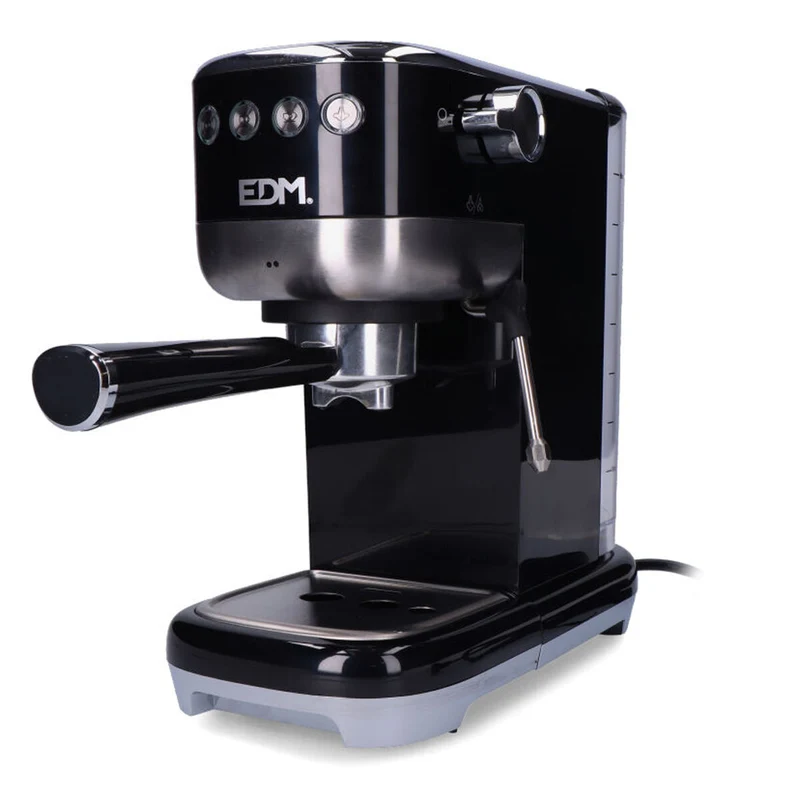 Macchina per caffè espresso manuale EDM 07707 Nero 2 tazze 1,3 L