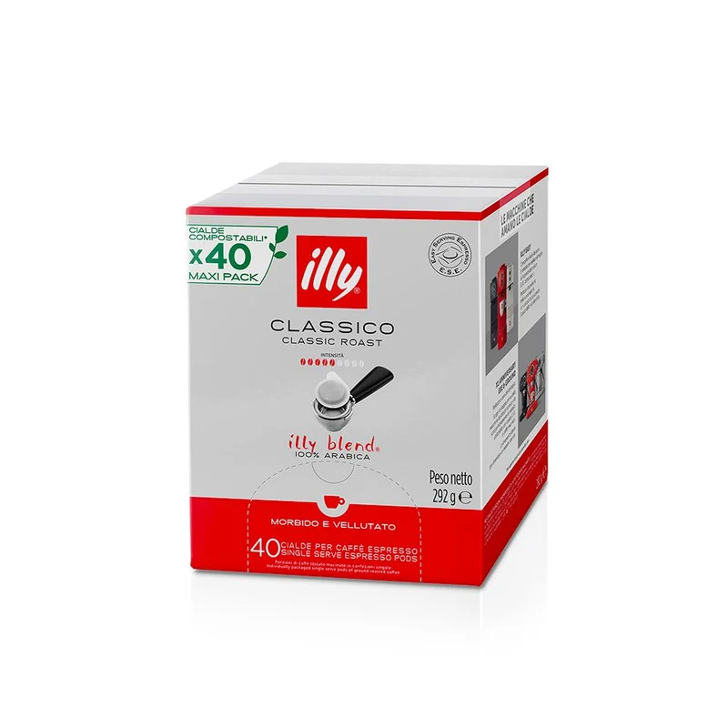 Illy 40 Cialde ESE 44mm Caffè Tostato Classico