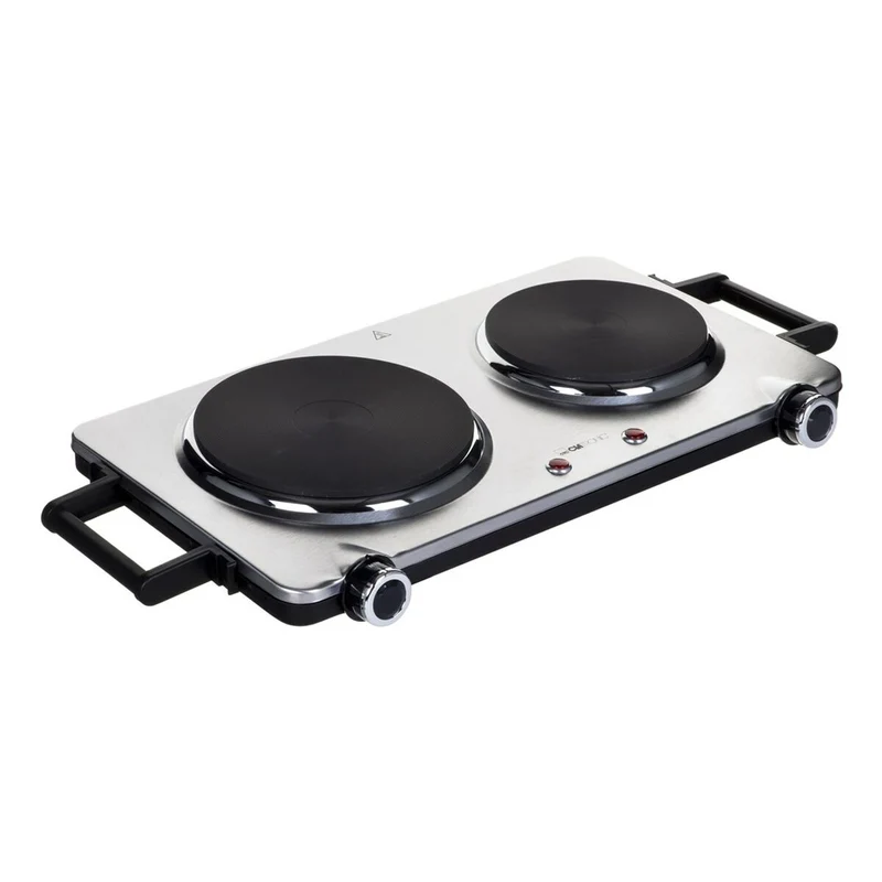 Piastra Elettrica Clatronic DKP 3668 E Acciaio Nero 1500 W 2500 W
