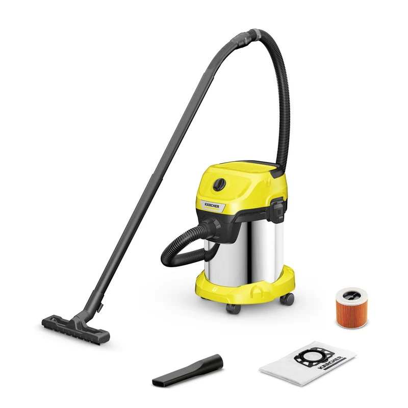 Estrattore Kärcher WD 3 S V-17/4/20 Giallo 1000 W
