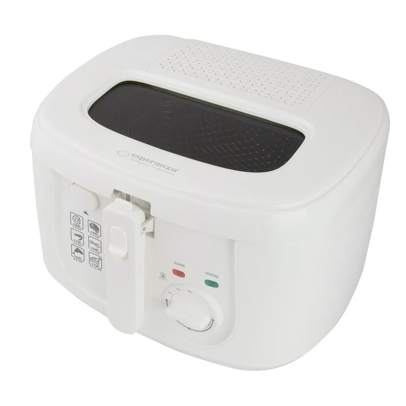 Friggitrice ad Aria Esperanza EKG012 Bianca 1800 W 2,5 L