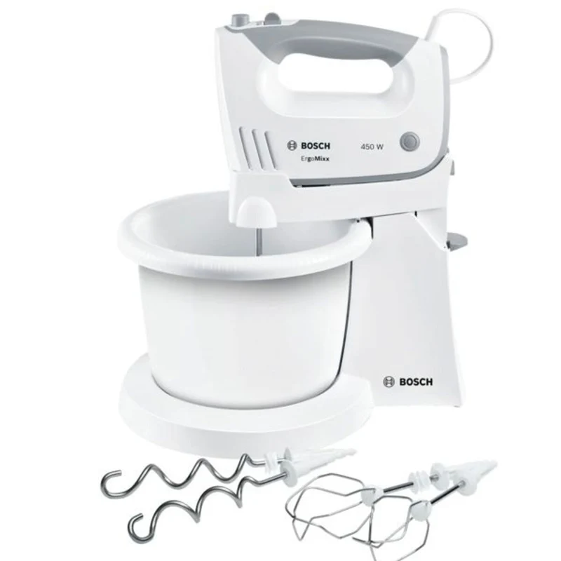 Impastatrice-Metatrice con Ciotola BOSCH MFQ36460 Bianca 450 W