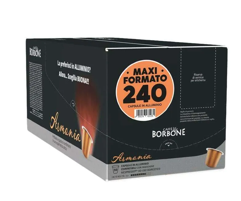 Borbone Caffè Armonia 240 Capsule per Nespresso