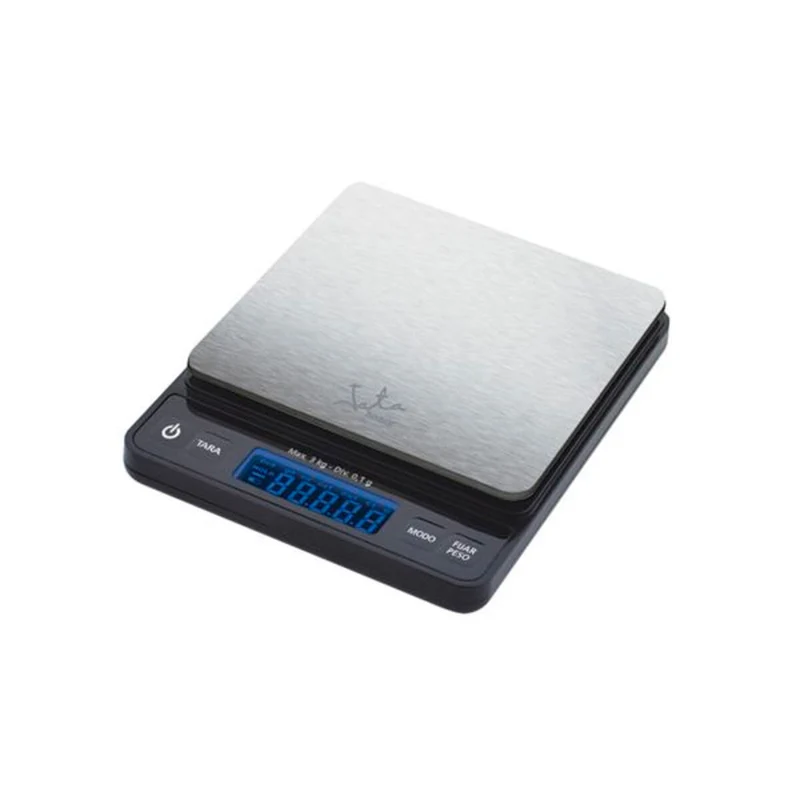 Bilancia Digitale da Cucina JATA 773 3 Kg Acciaio Inox Nero