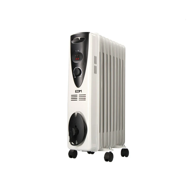 Radiatore a olio (9 camere) EDM 07122 Bianco 2000 W