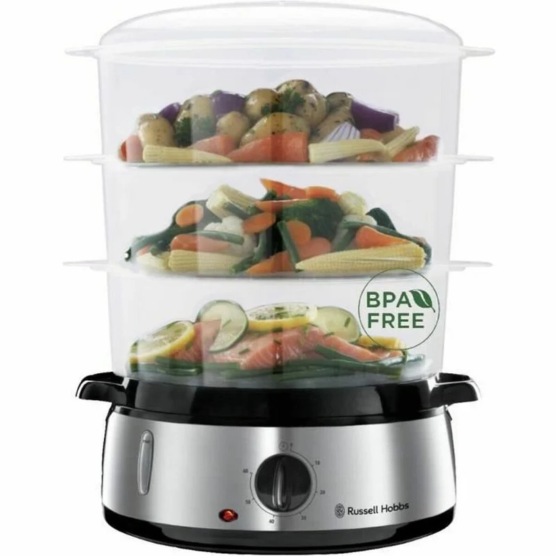 Vaporiera multifunzione Russell Hobbs 19270-56 Acciaio inossidabile nero