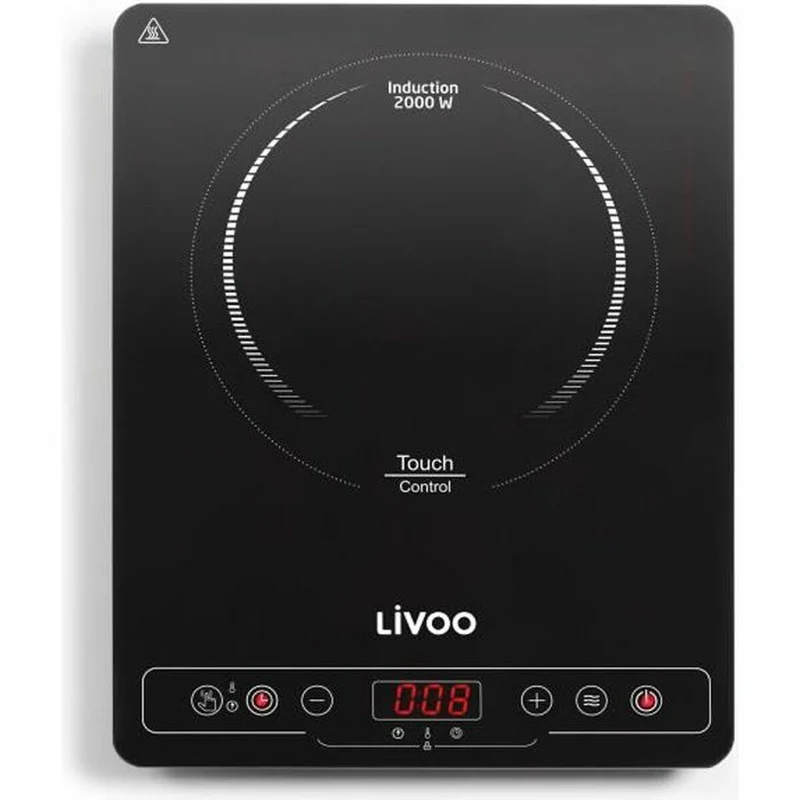 Piastra Elettrica Livoo DOC235 2000 W Nera