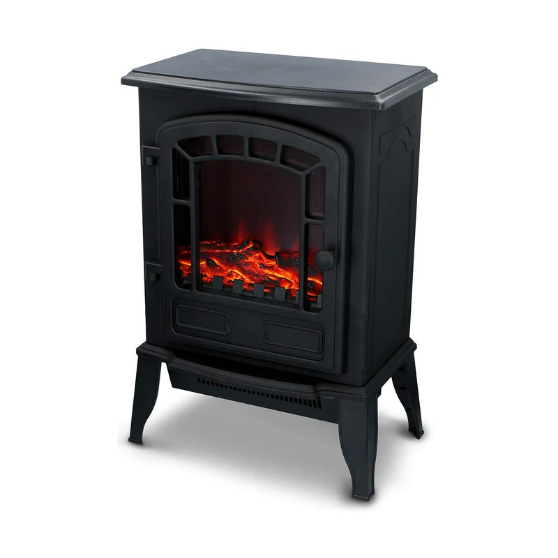 Camino elettrico decorativo Classic Fire Torino Nero 2000 W 56,5 x 24 x 38 cm