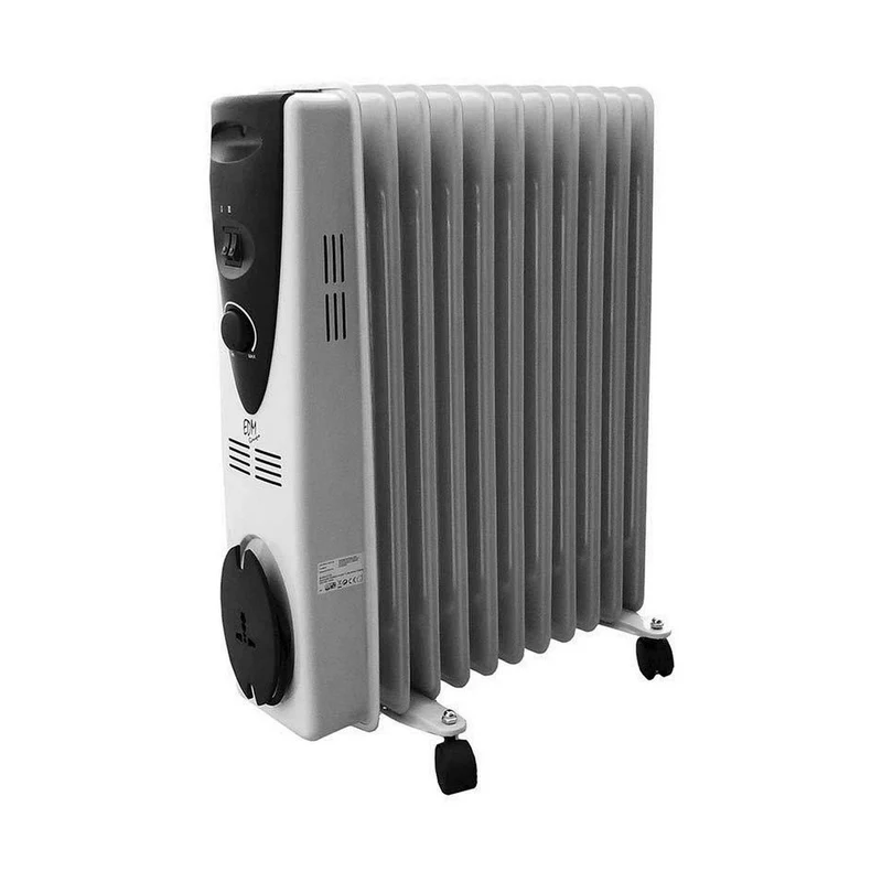 Radiatore a olio (11 camere) EDM 07123 07123 Bianco 2500 W