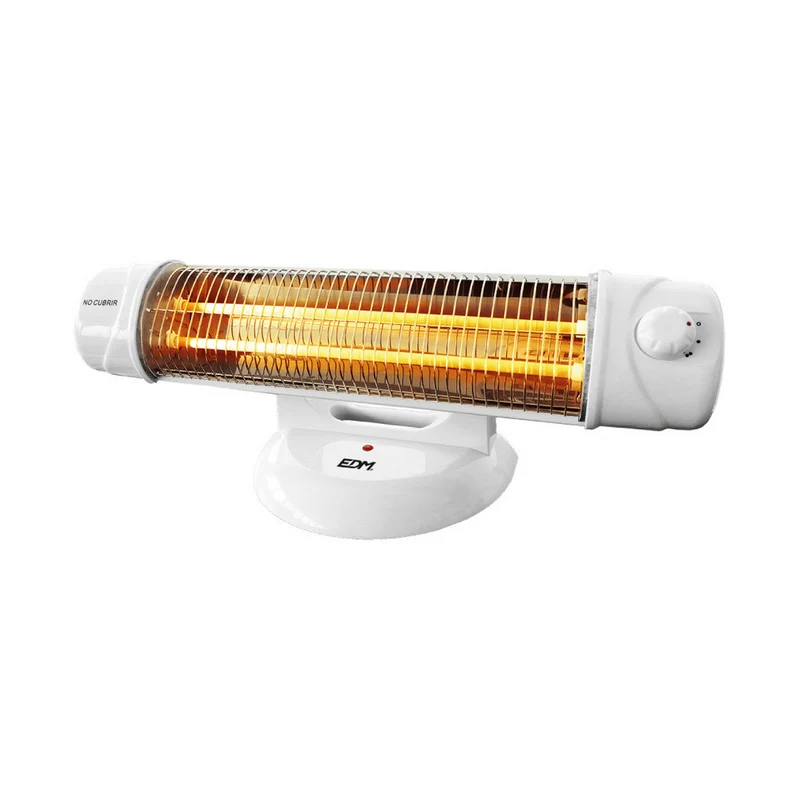 Riscaldatore al quarzo EDM 07131 07131 Bianco 600-1200 W