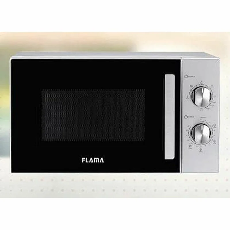 Microonde con Grill Flama 1803FL 700W 20 L Argento Acciaio 700 W 20 L