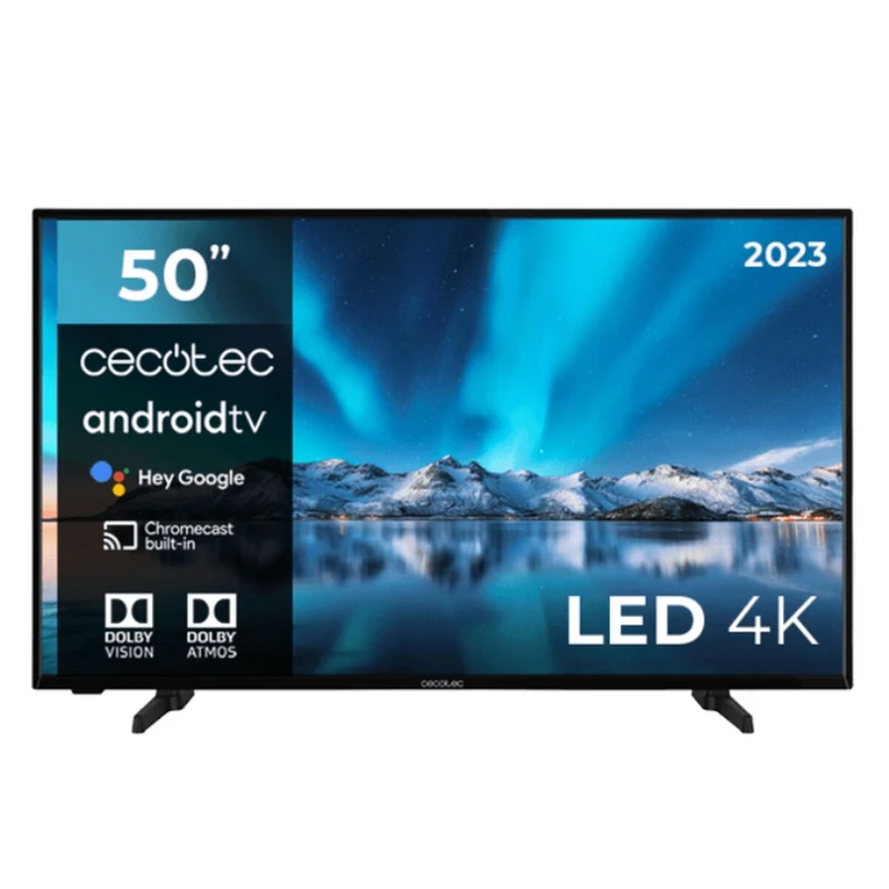 Smart TV Cecotec TV LED Android 50K Ultra HD da 4".