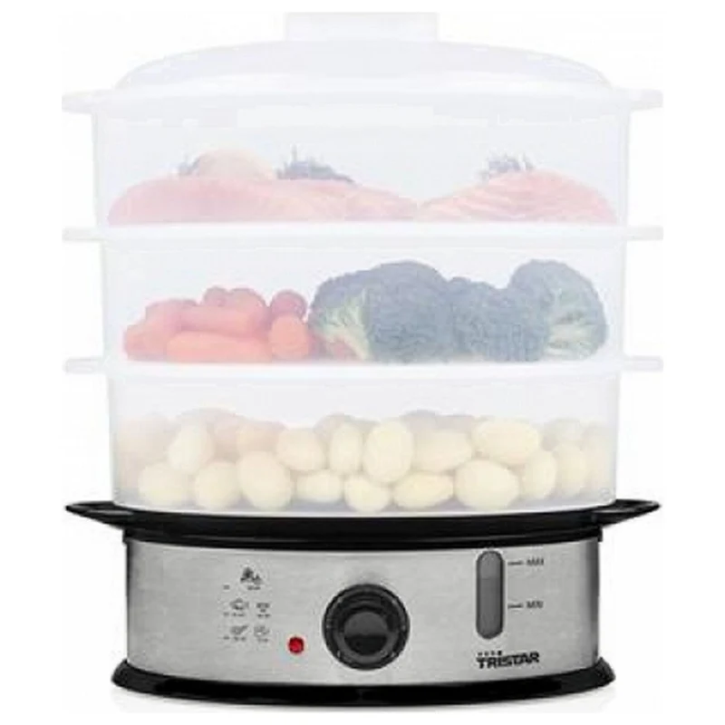 Pentola A Vapore Elettrica Tristar VS-3914 12 L 1200W Plastica Bianca 1200 W