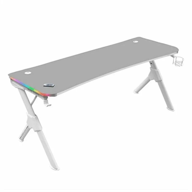 Scrivania Mars Gaming MGDXLRGBW LED RGB Acciaio Bianco 160 x 60 cm