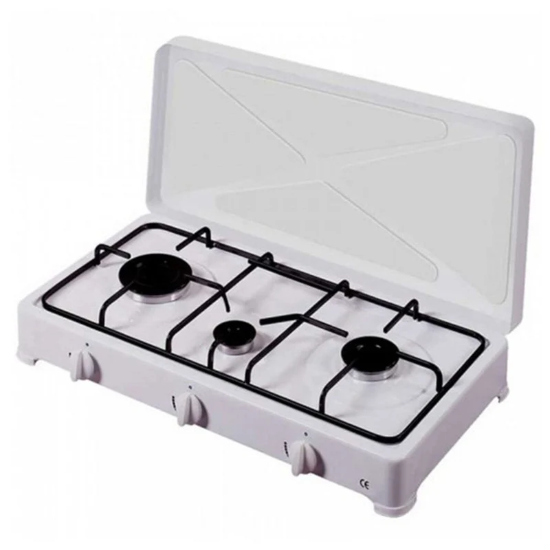 fornello a gas Vitrokitchen 300BB BUT Bianco Bianco/Nero (32 x 60 x 12 cm)