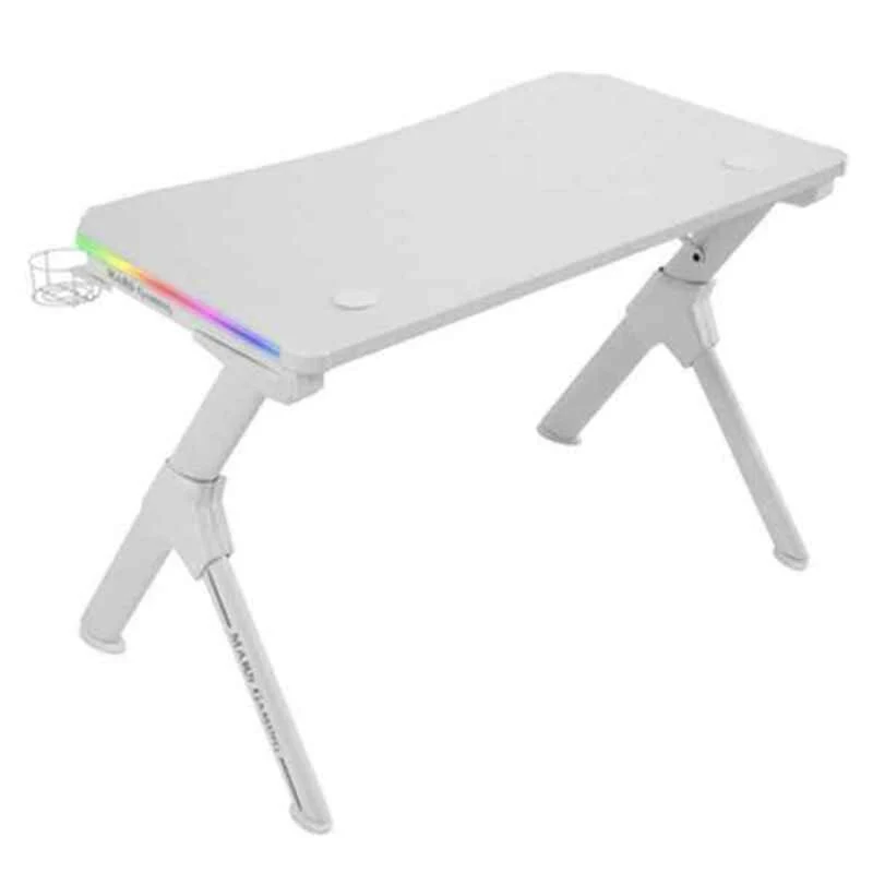 Scrivania Mars Gaming MGDRGBW Acciaio Bianco