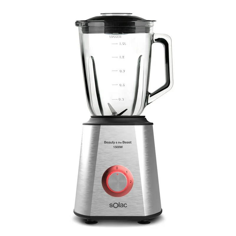 Frullatore a tazza Solac BV5728 Rosso Trasparente Argento 1500 W 1,5 L
